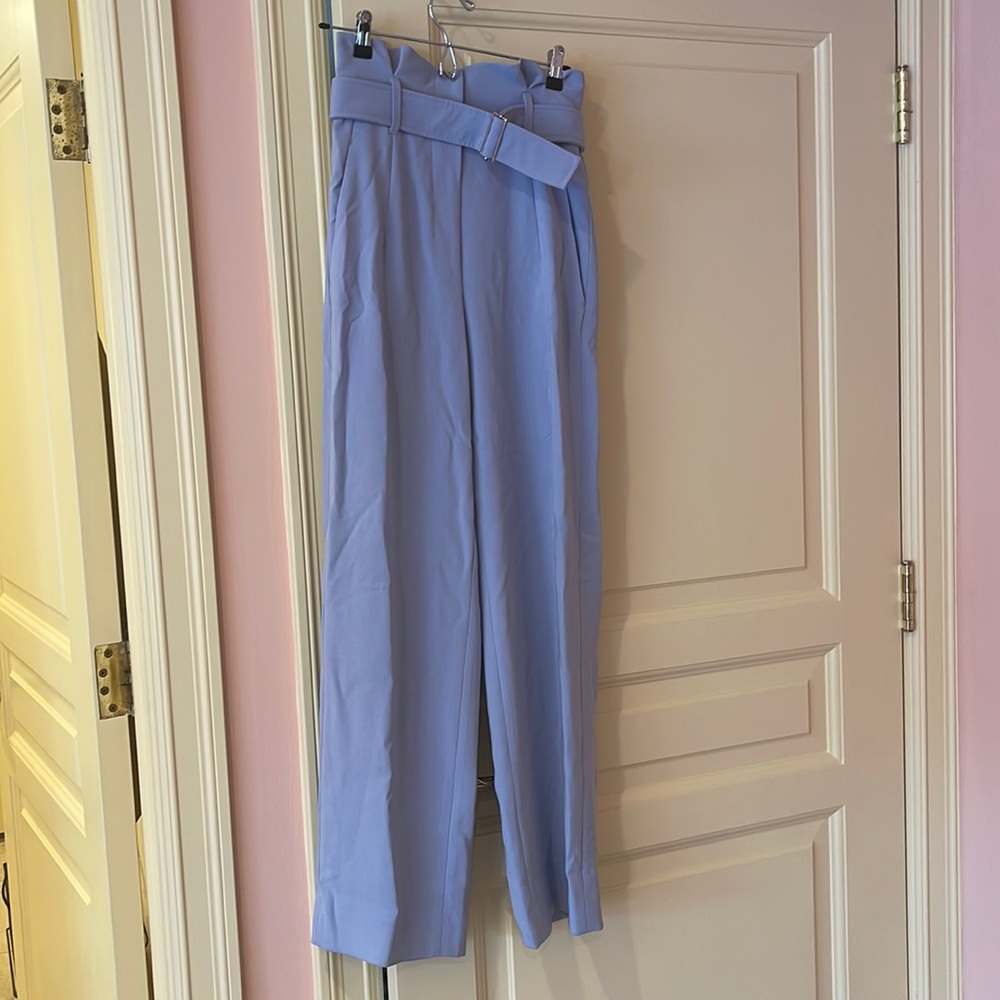 Aritzia “Babaton Power Pant” high waisted in blue- size 2